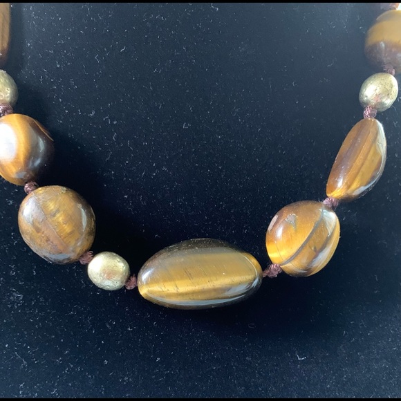 Vintage Tiger Eye Necklace - Picture 1 of 5